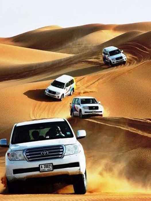 dune driving at desert safari in dubai